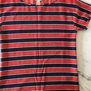 Women’s jcrew silk short sleeve top
